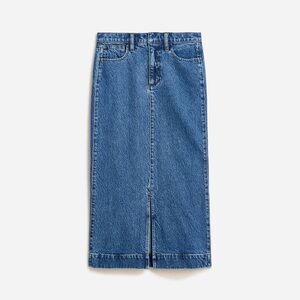 J. Crew Classic Blue Denim Skirt